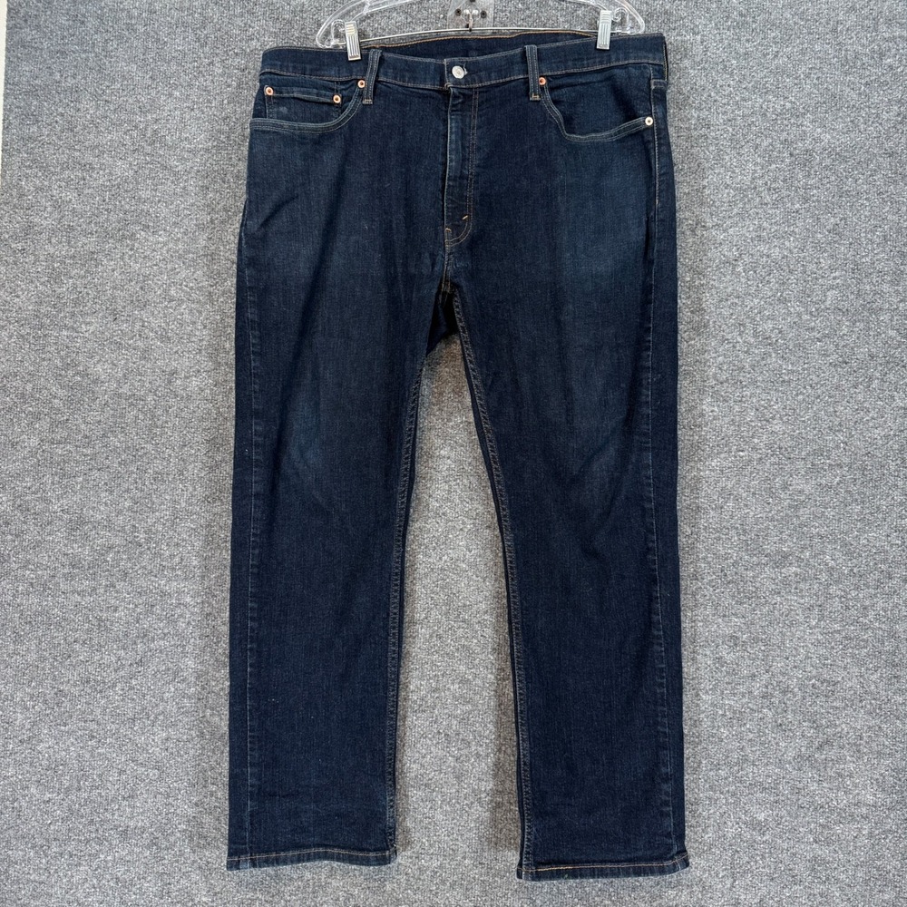 Levis 559 Relaxed Straight Jeans Mens 40x28 Blue Dark Wash Denim Classic Casual